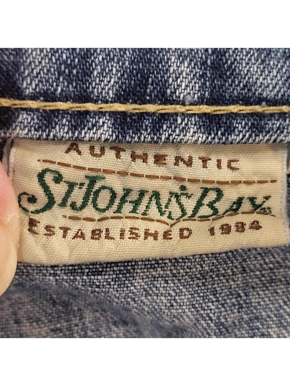 St. John's Bay Light Blue Denim Jean Shorts - Picture 7 of 9